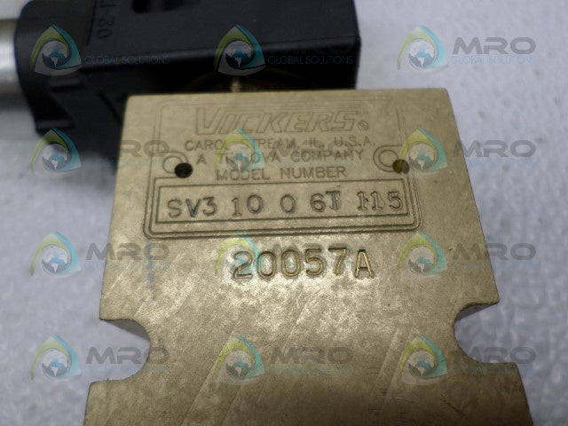 VICKERS SV31006T115 SOLENOID VALVE BLOCK *NEW NO BOX*