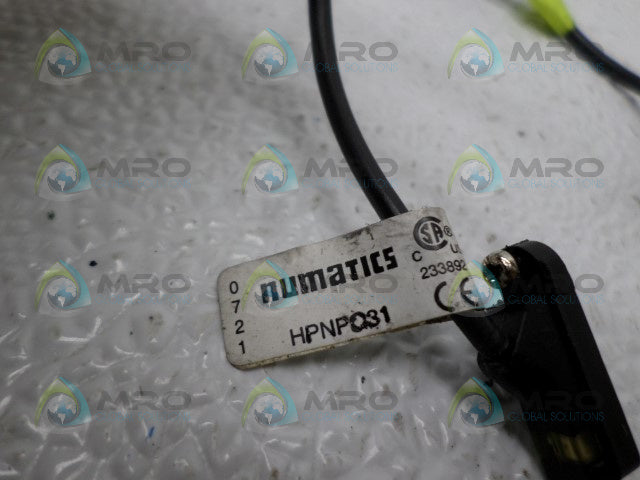 NUMATICS HPNPQ31 HALL EFFECT SENSOR *USED*