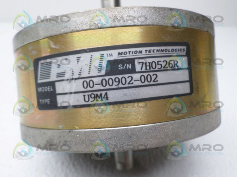 PMI 00-00902-002 U9M4 SERVO DISC DC MOTOR  NSNP