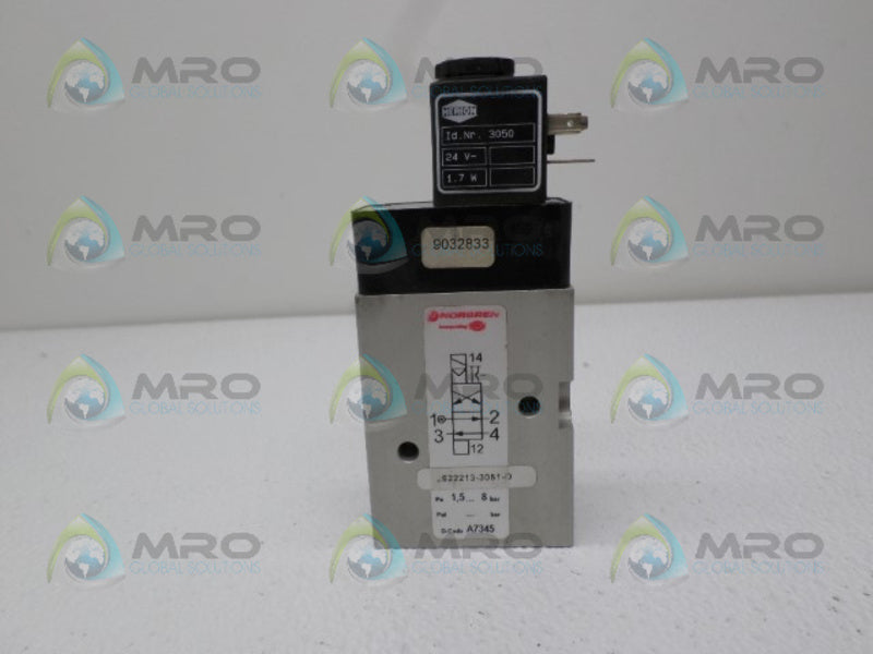 NORGREN 2622213-3051-D SOLENOID VALVE  UNMP