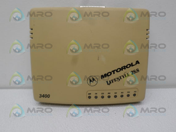 MOTOROLA 3400 LIFESTYLE 28.8 62095419-01 DATA/FAX MODEM *USED*