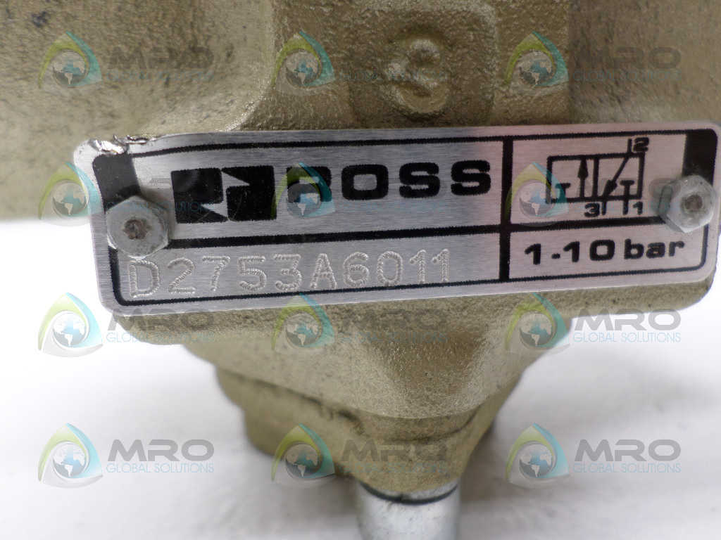 ROSS D2753A6011 PNEUMATIC AIR CONTROL VALVE *NEW NO BOX*