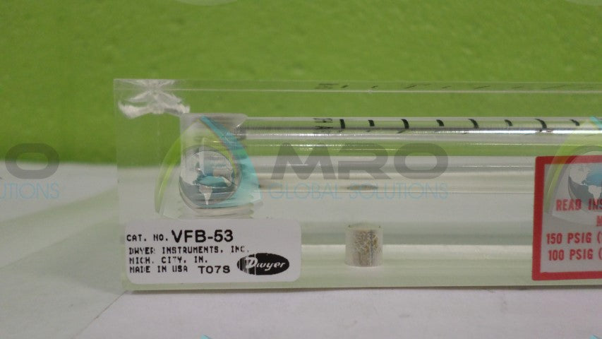 DWYER VFB-53 FLOWMETER *NEW IN BOX*