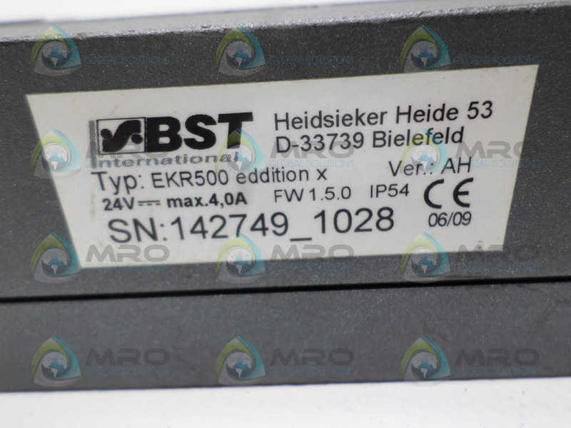 BST EKR500 CORRECTION CONTROLLER *USED*