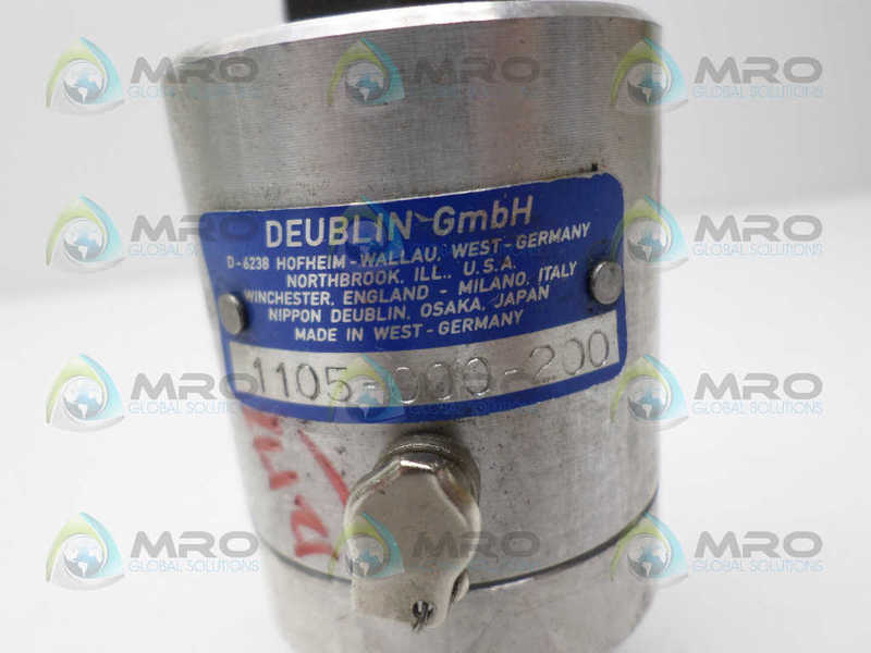 DEUBLIN 1105-000-200 ROTARY UNION VALVE  UNMP