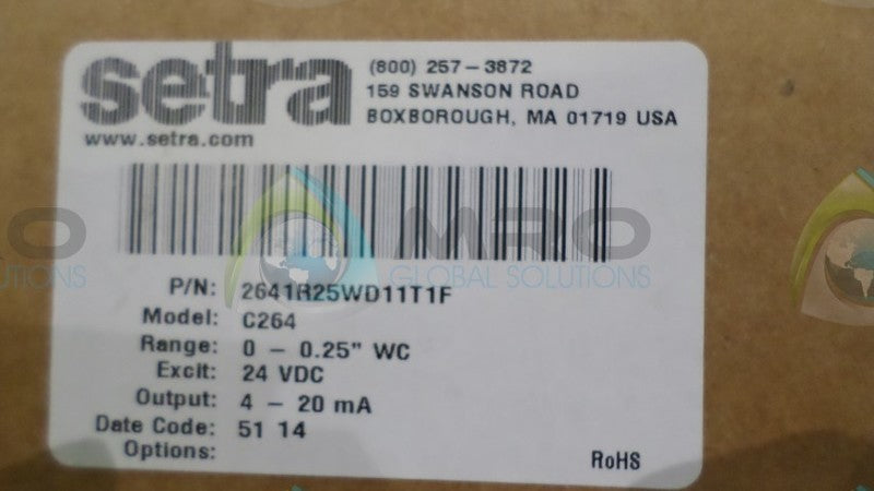 SETRA 2641R25WD11T1F  NSMP
