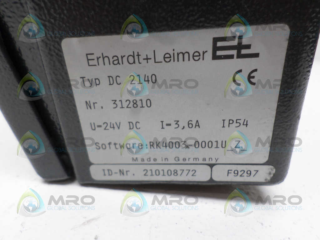 ERHARDT+LEIMER DC2140 DISPLAY CONTROLLER *USED*