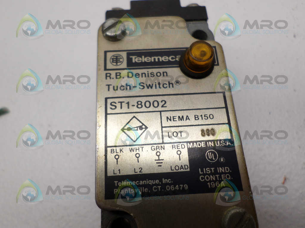 TELEMANIQUE ST1-8002 TUCH-SWITCH *USED*