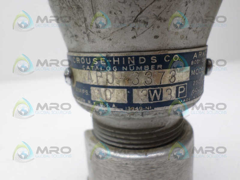 CROUSE-HINDS APJ-3373 PLUG *USED*