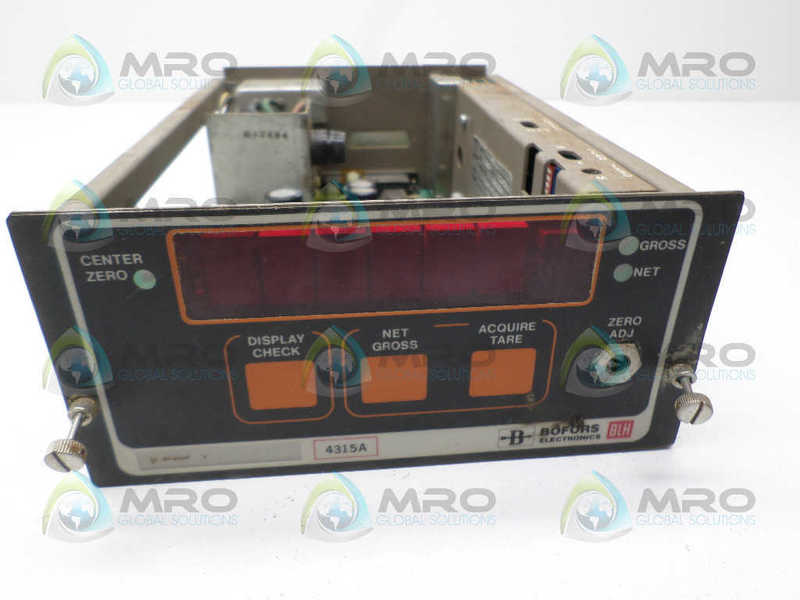 BOFORS ELECTRONICS 4315A DA-MB-A 115VAC (AS PICTURED) UNMP