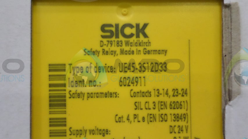 SICK UE45-3S12D33 RELAY *FACTORY SEALED*