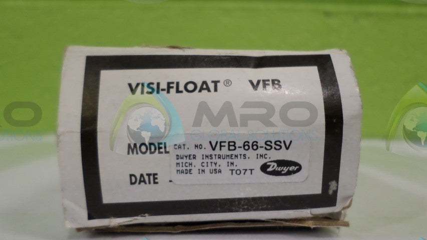 DWYER VFB-66-SSV FLOWMETER *NEW IN BOX*