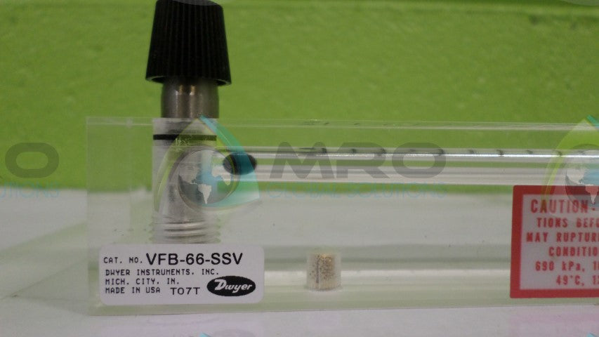 DWYER VFB-66-SSV FLOWMETER *NEW IN BOX*