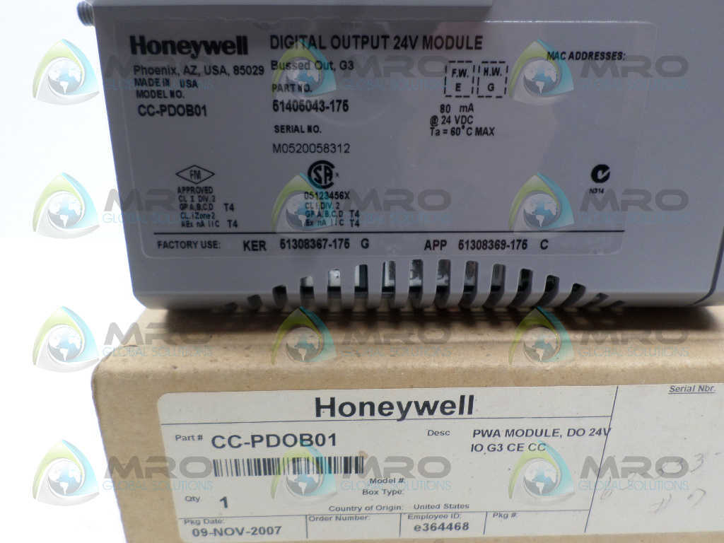 HONEYWELL CC-PDOB01 DIGITAL OUTPUT MODULE *NEW IN BOX*