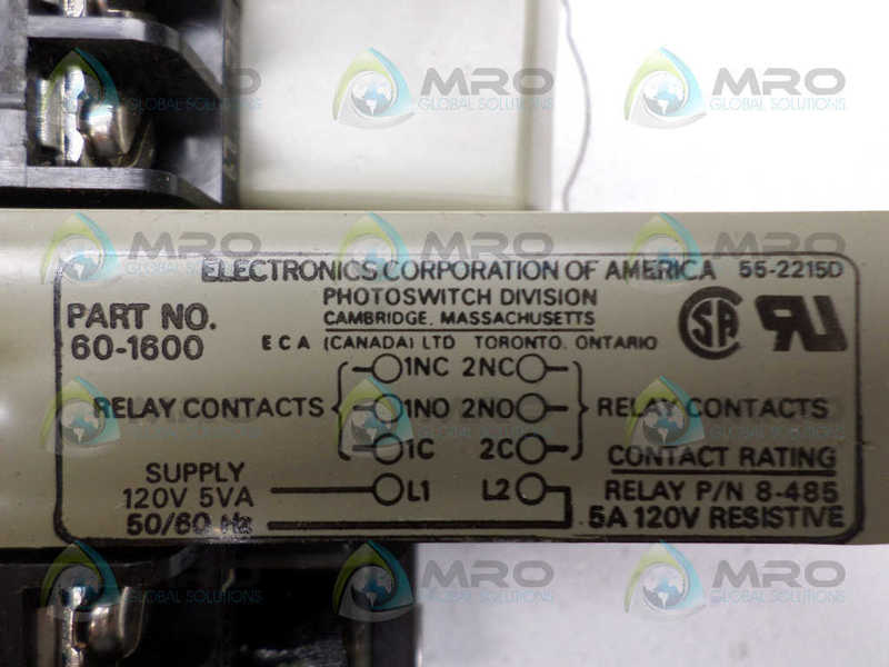 PHOTOSWITCH 60-1600 OUTPUT CONTROL BASE  NSNP