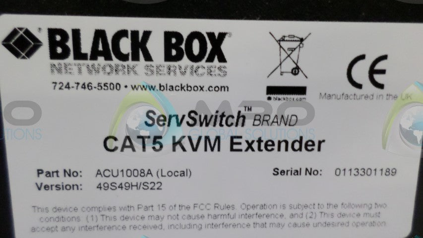 BLACK BOX ACU1008A *NEW NO BOX*