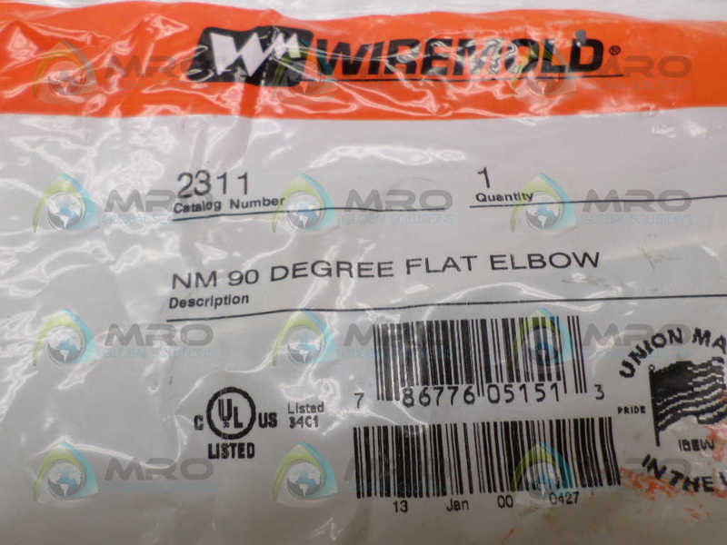 WIREMOLD 2311 90 DEGREE FLAT ELBOW  NSMP