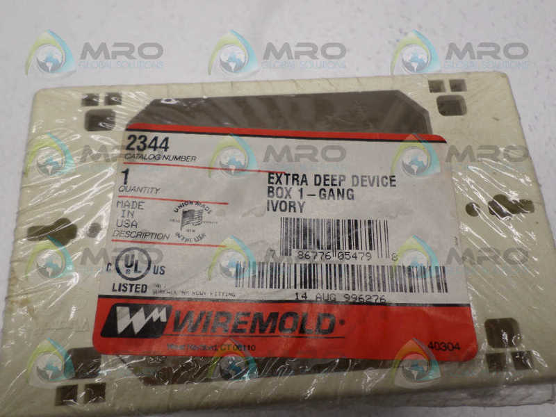 WIREMOLD 2344 DEEP DEVICE BOX * NEW IN ORIGINAL PACKAGE *