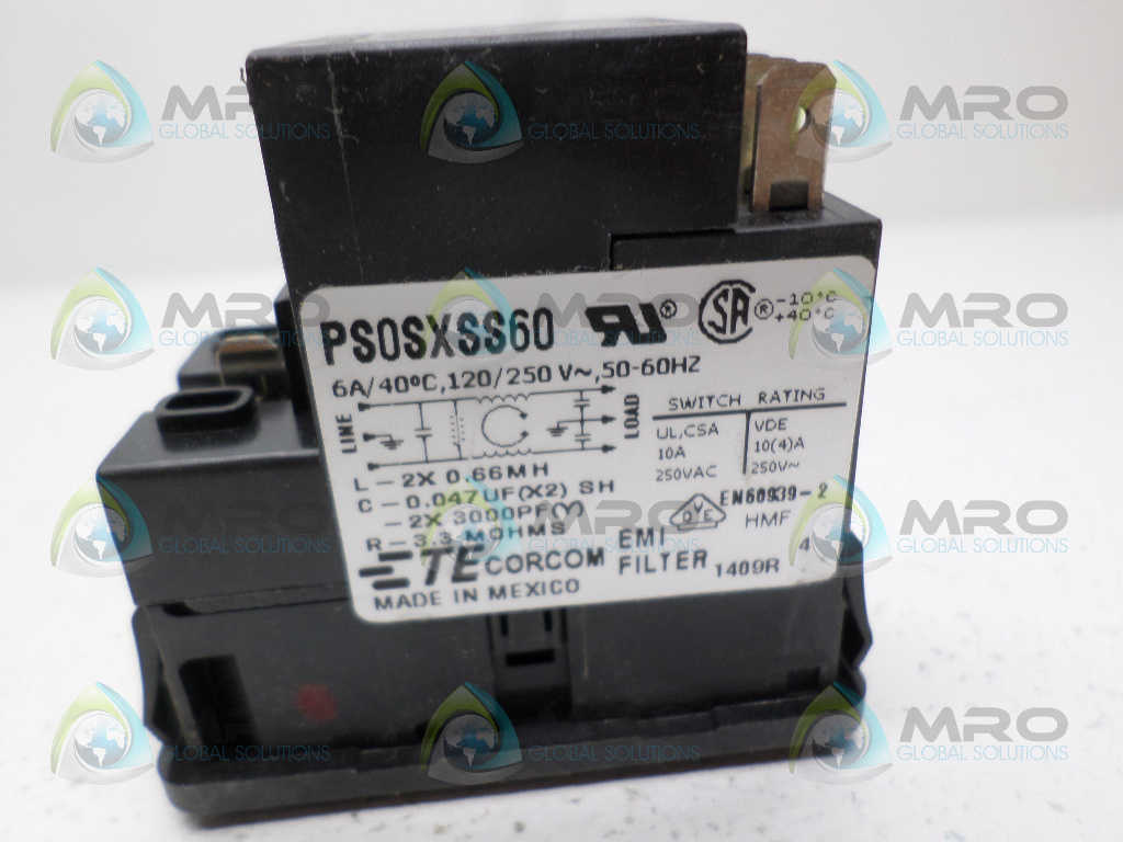 CORCOM PS0SXSS60 POWER ENTRY MODULE *USED*
