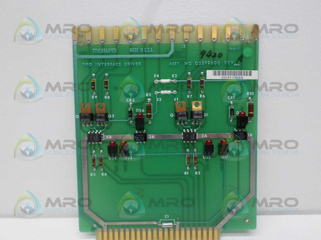 MEASUREX 05292600 DPO INTERFACE DRIVER *NEW NO BOX*