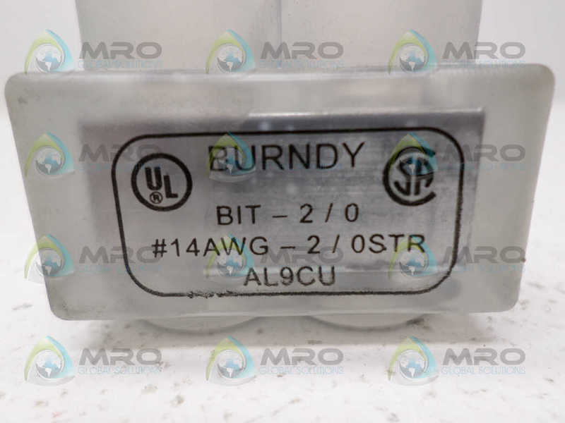 BURNDY BIT-2/0 IN-LINE SPLICER *NEW NO BOX*