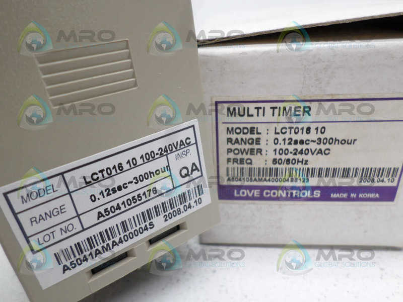 LOVE CONTROLS LCT016-10 MULTI TIMER NSMP