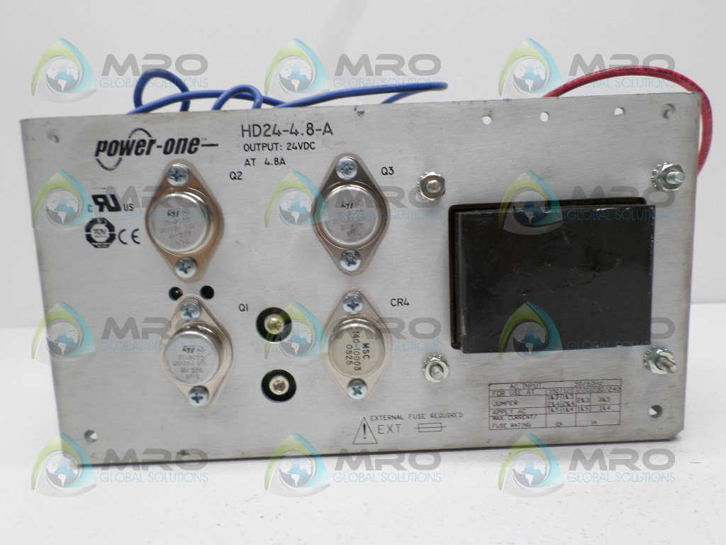 POWERONE HD24-4.8-A POWER SUPPLY *USED*