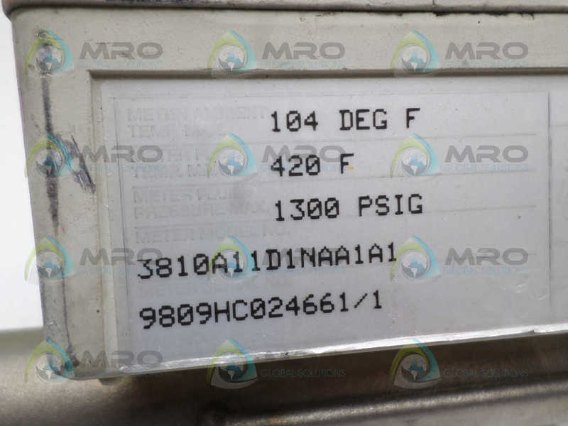 BROOKS 3810A11D1NAA1A1 FLOW METER  UNMP