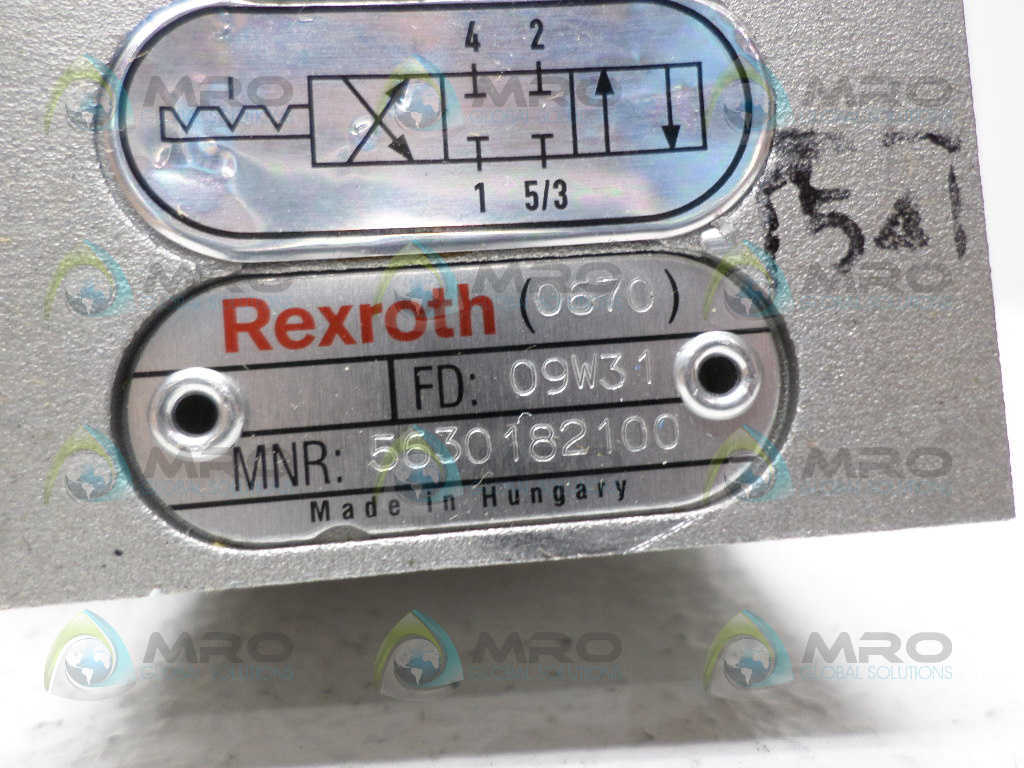 REXROTH 5630182100 DIRECTIONAL VALVE *NEW NO BOX*