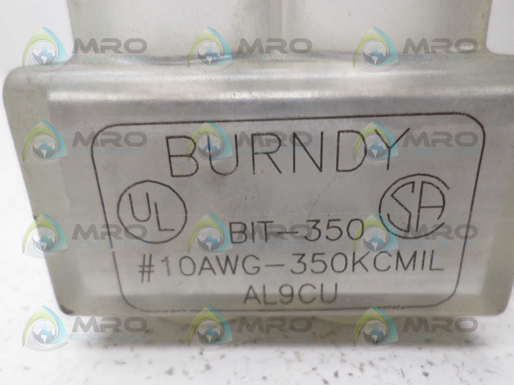 BURNDY BIT-350 IN-LINE SPLICER *NEW NO BOX*