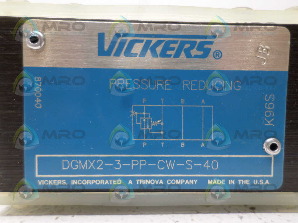 VICKERS DGMX2-3-PP-CW-S-40 PRESSURE REDUCING VALVE *NEW NO BOX*