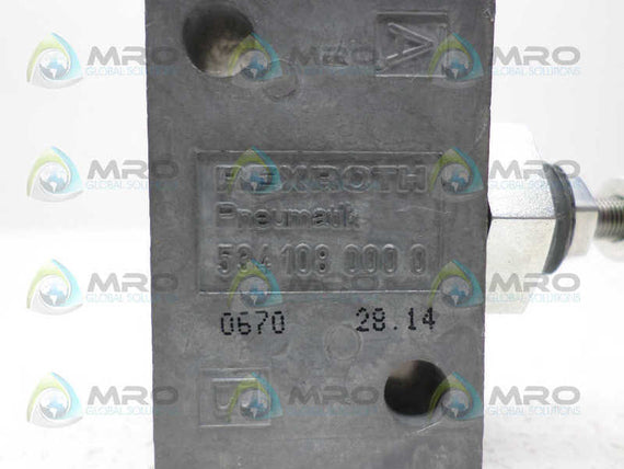 REXROTH 5341080000 PNEUMATIC VALVE THROTTLE CHECK *NEW NO BOX*