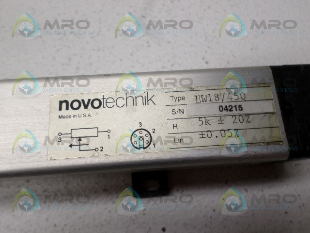 NOVATECHNIK LW18/450 PNEUMATIC CYLINDER *NEW NO BOX*