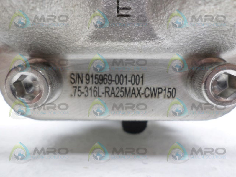 ITT PURE-FLO .75-316L-RA25MAX-CWP150 DIAPHRAGM VALVE  NSNP