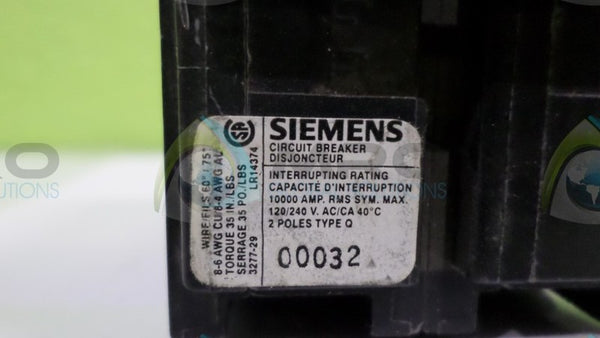 SIEMENS 00032 CIRCUIT BREAKER  UNMP
