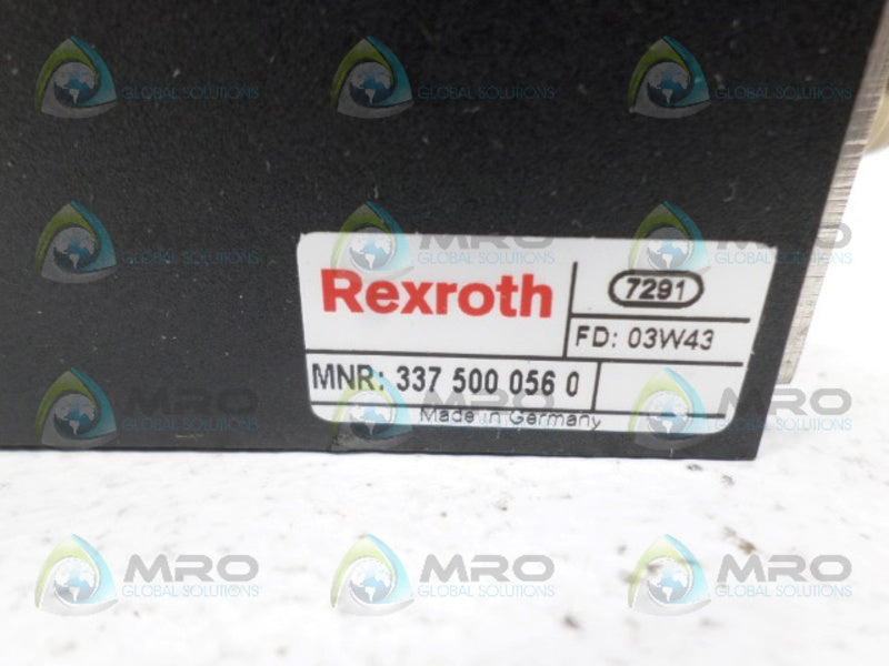 REXROTH 3375000560 (AS PICTURED) NSNP