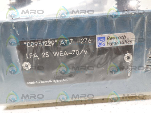 REXROTH LFA25WEA-70/V HYDRAULIC VALVE MANIFOLD *NEW NO BOX*