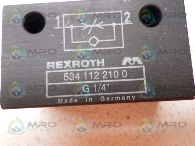 REXROTH 5341122100 CONTROL VALVE *NEW NO BOX*