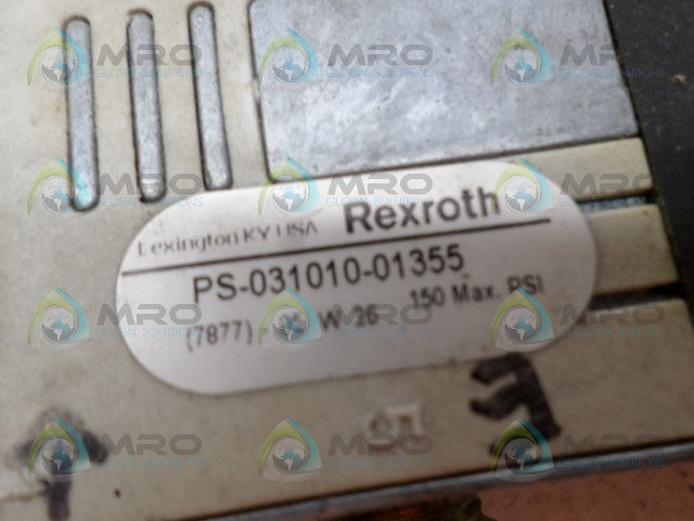 REXROTH PS-031010-01355 SOLENOID VALVE *USED*