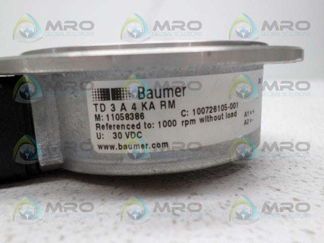 BAUMER TD3A4KARM TACHOGENERATOR *NEW NO BOX*