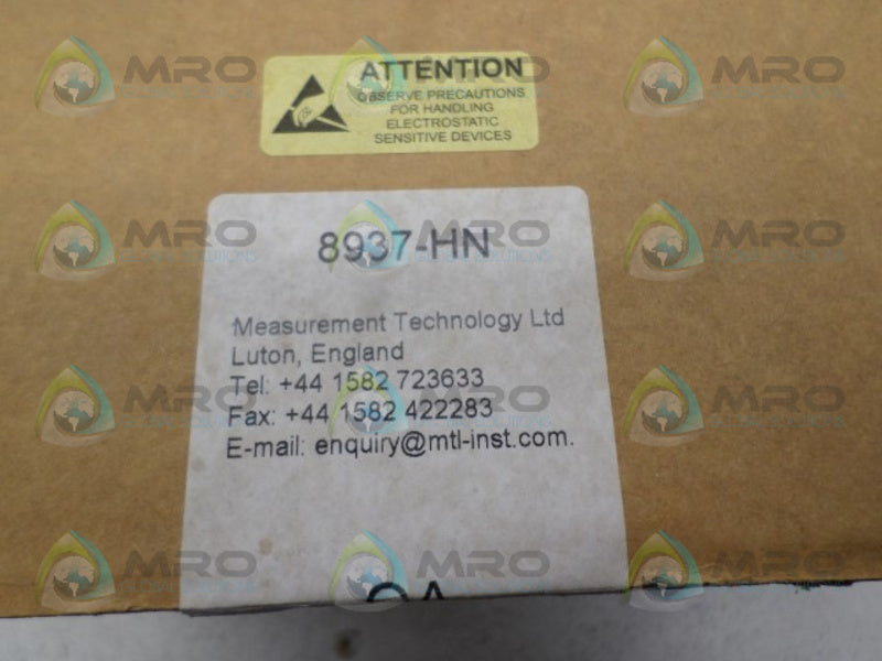 MEASUREMENT TECHNOLOGY 8937-HN   NSFS