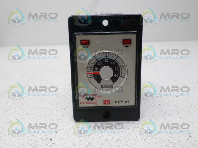 FOTEK STPY-5T-230V TIMER 0-60 SEC. *NEW NO BOX*