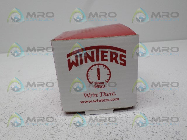 WINTERS PFQ902 PRESSURE GAUGE 0-30 PSI 0-200 KPA *NEW IN BOX*