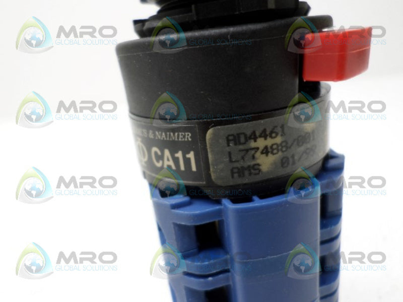 KRAUS & NAIMER CA11AD4461 ROTARY SELECTOR SWITCH *NEW NO BOX*
