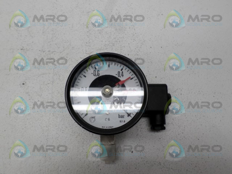 IMT 1601.016.001 PRESSURE GAUGE 1.0-0 BAR  NSNP
