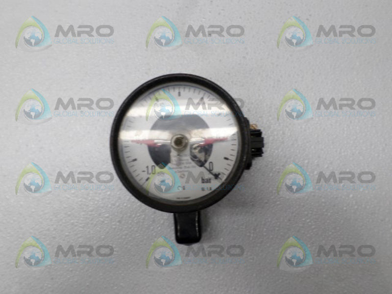 IMT 1601.016.001 PRESSURE GAUGE -1.0-0 BAR  UNMP