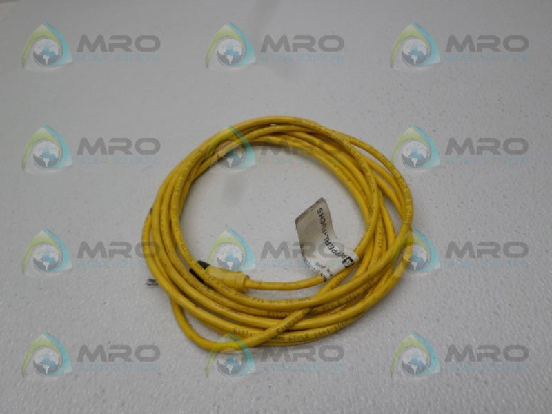 PEPPERL+FUCHS V12-G-YE5M-PVC-ABG CABLE CONNECTOR *NEW NO BOX*
