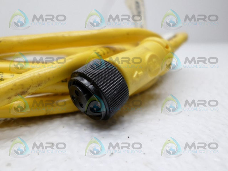 PEPPERL+FUCHS V12-G-YE5M-PVC-ABG CABLE CONNECTOR *NEW NO BOX*