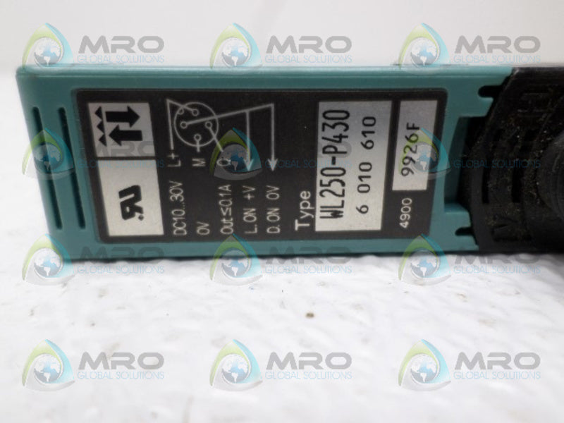SICK WL250-P430 PHOTOELECTRIC SENSOR  UNMP