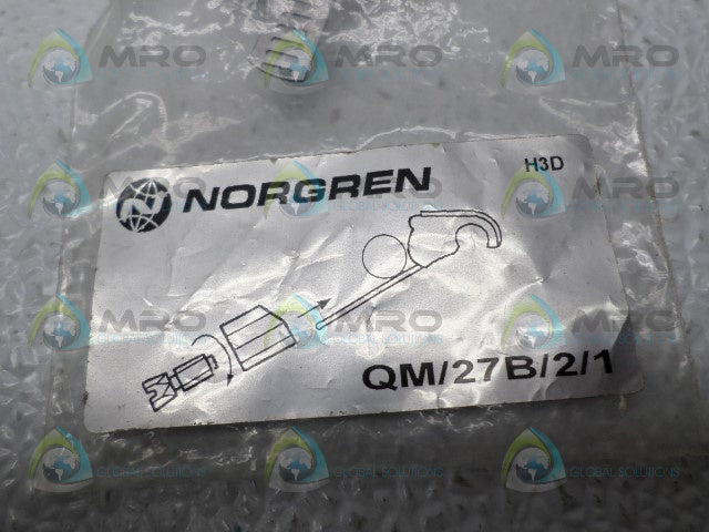 NORGREN QM/27B/2/1 MOUNTING BRACKET *NEW IN FACTOEY BAG*